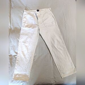 JCrew White Painters Chinos 30 x 30